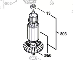 Induit réf. 3 604 010 078 BOSCH